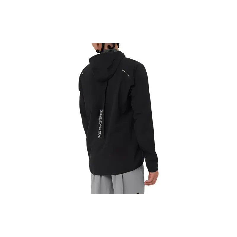SALOMON BONATTI TRAIL Jackets Coats Men's Pitch Black-4