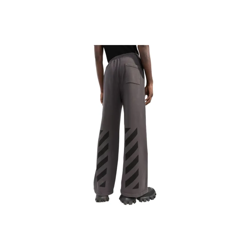 OFF-WHITE Wide-leg Cotton Track Pants-3
