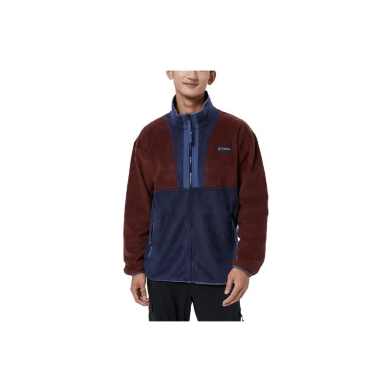Columbia Back Bowl Jackets Unisex Ink Blue/Brown-4