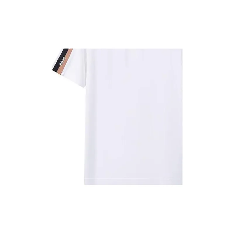 HUGO BOSS Polo Shirts Men White-4