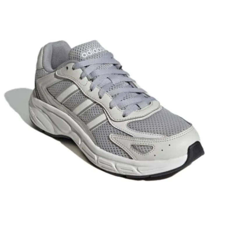 Adidas ECLYPTIX 2000 Anti Slip Wear Resistant Low Top Running Shoes Women's Gray White-2