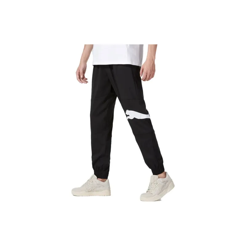 PUMA Casual Pants Men Black-3