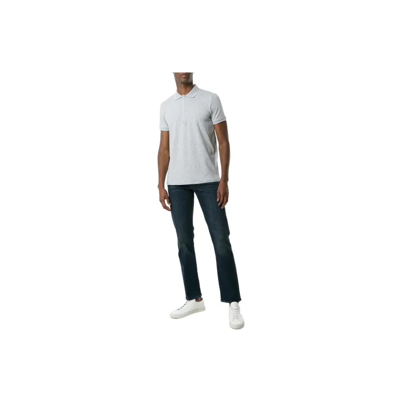 ARMANI EXCHANGEAE Polo Shirt Men's Light Gray-1