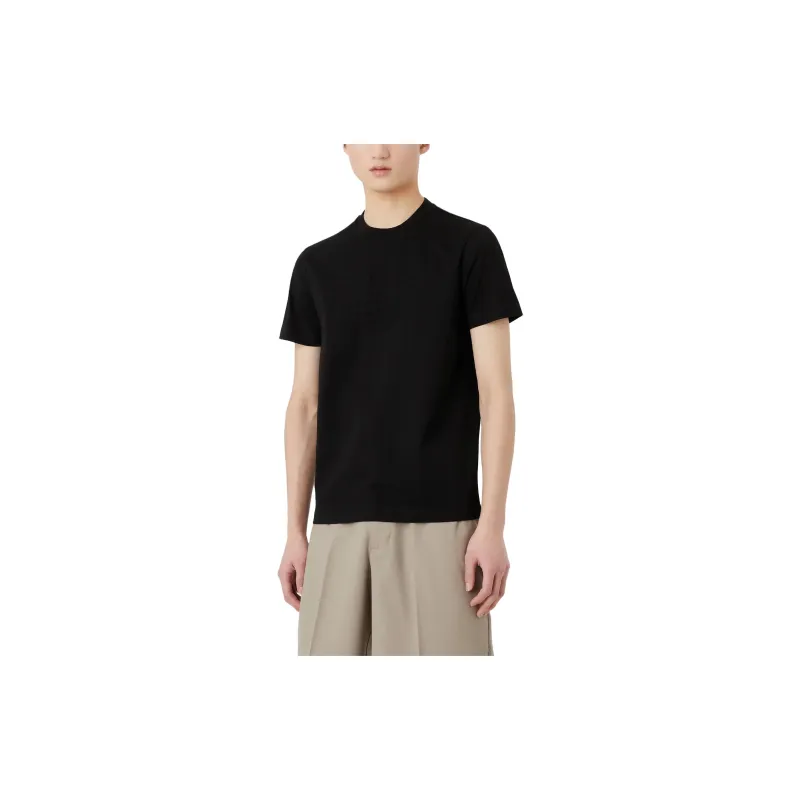 EMPORIO ARMANI Jersey T shirt With Jacquard Logo-1