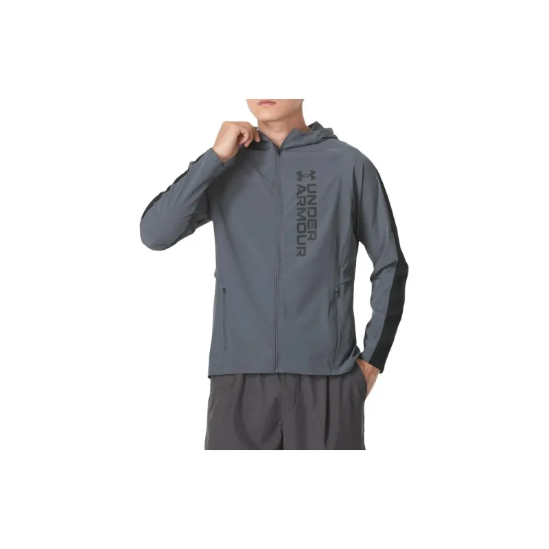 Under Armour Jackets Coats Men's Gray Black-2