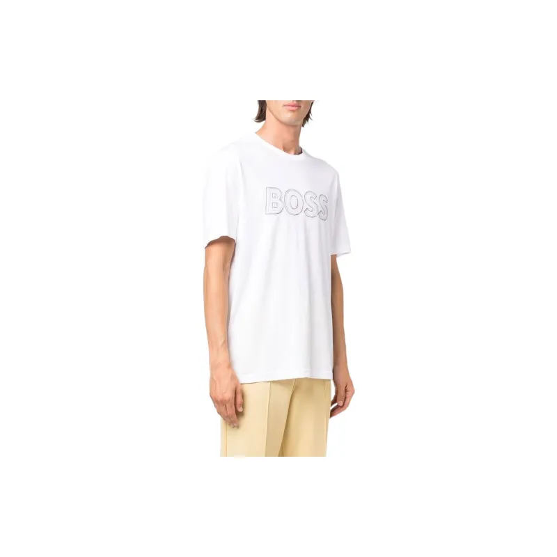 HUGO BOSS SS22 T Shirt Men's White-3