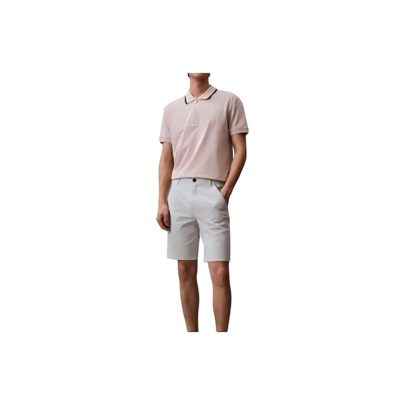 CALVIN KLEIN Polo Shirt Men's Shell Pink-1