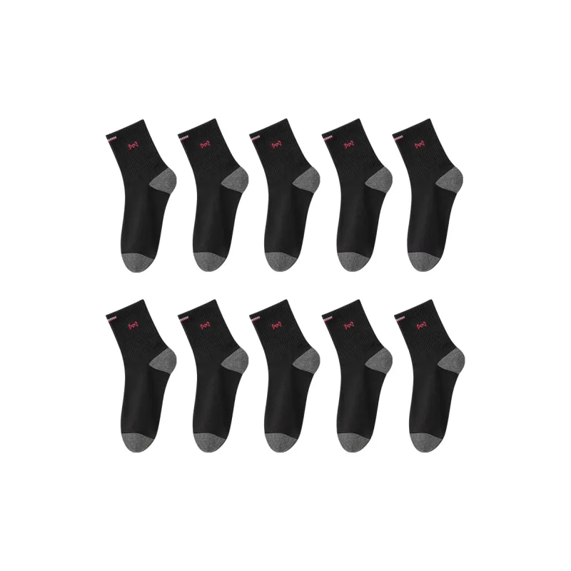 MIIOW Knee High Socks Men's 10 Pack-5