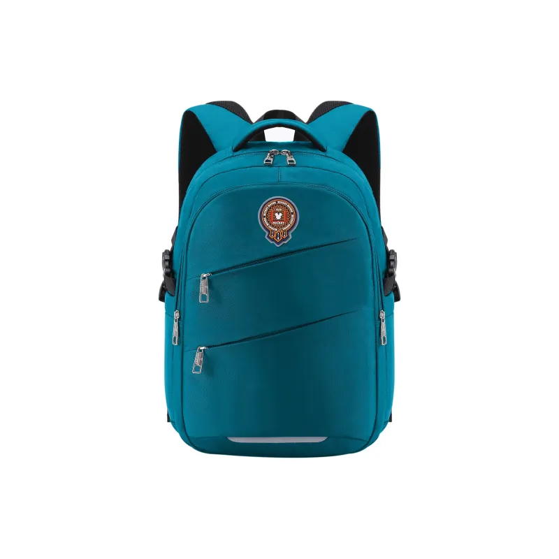 Disney Classic Polyester Backpack Regular Unisex Peacock Blue/Rose Red-1