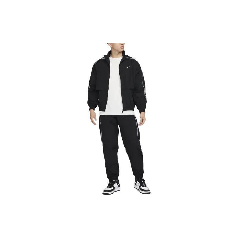 Nike Sportswear Solo Swoosh Woven Track Jacket Asia Sizing-2