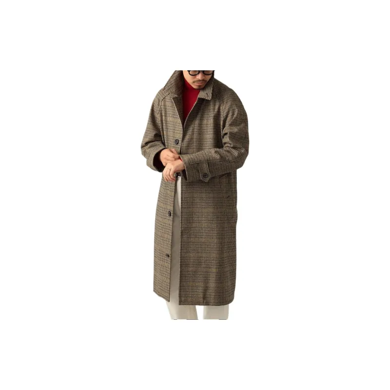 Beams x MACKINTOSH Coats Men's Brown Check-9