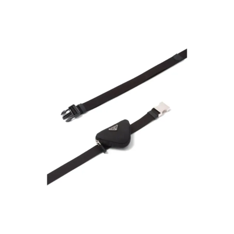 PRADA Polyester Belt Men's Black  -1