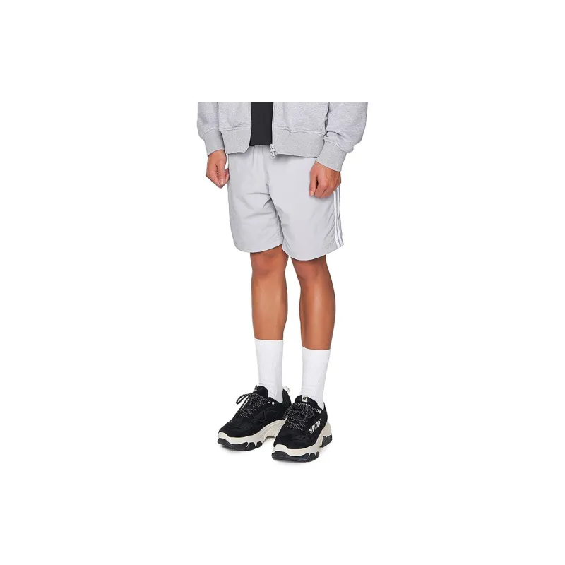 Nerdy Casual Shorts Unisex Light Gray-5