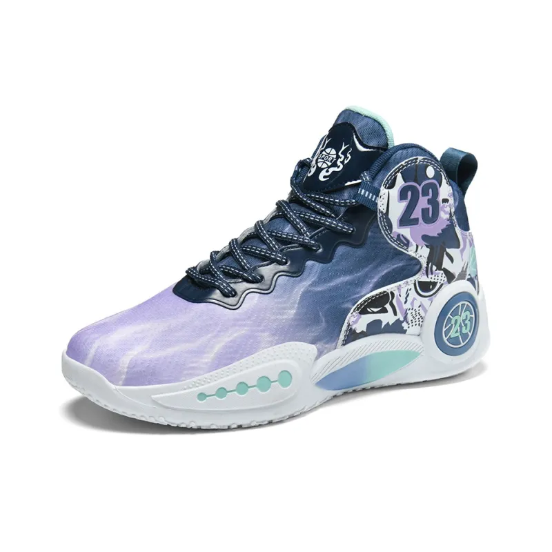 MUSNODO Shock Absorbers With Slip Resistant And Abrasion Resistant Properties High Top Basketball Shoes Unisex-1
