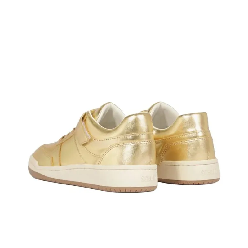 Schutz Low-Top Skateboard Shoes Women's Gold-3