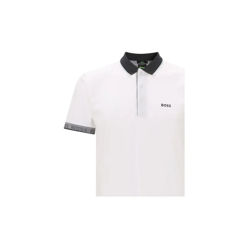 HUGO BOSS Polo Shirts Men White-5