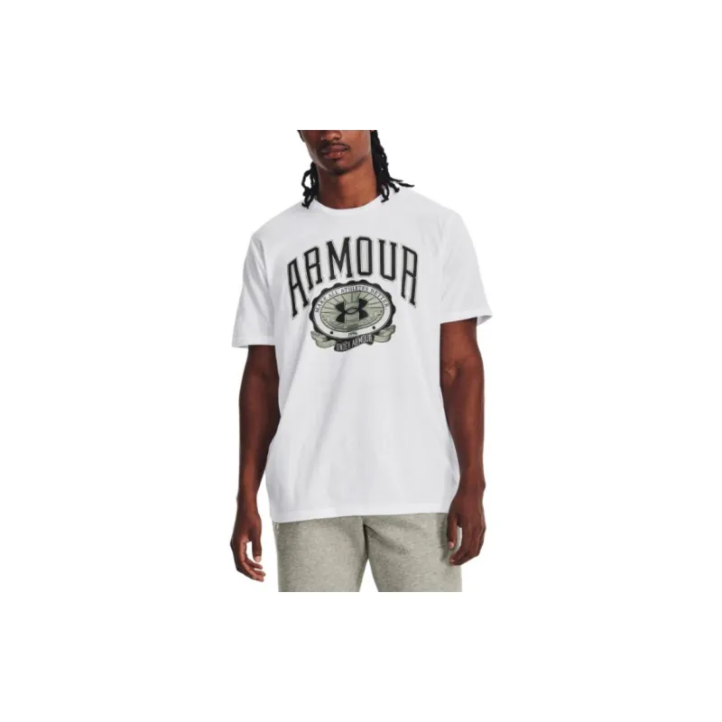 Under Armour T Shirts Men White-2