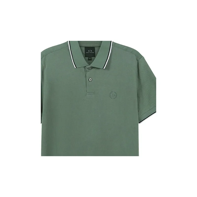 ARMANI EXCHANGE SS23 Polo Shirt Men's Dark Green-5