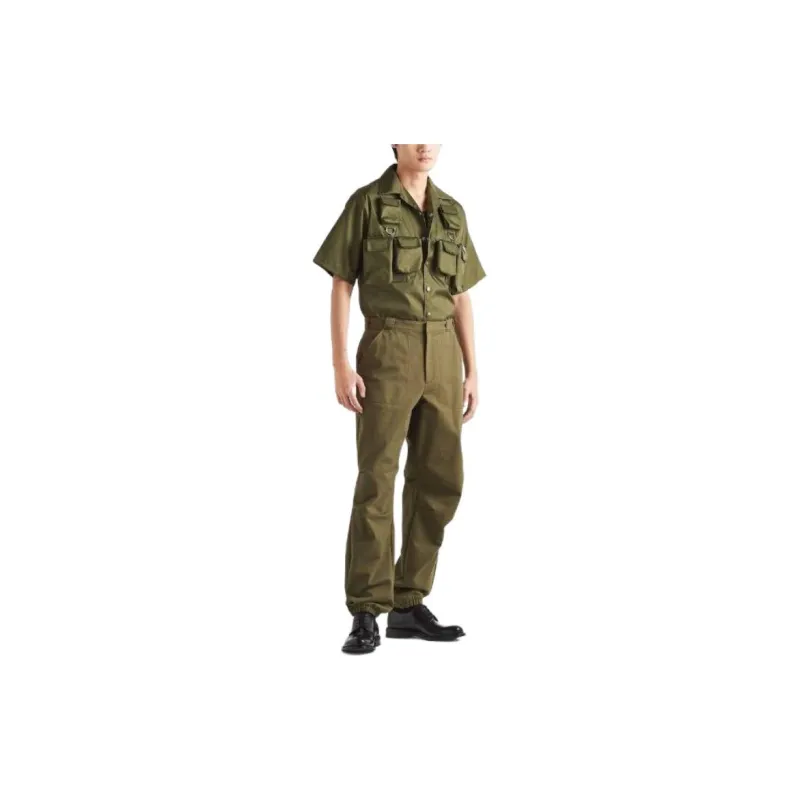 PRADA Shirts Men Green-1