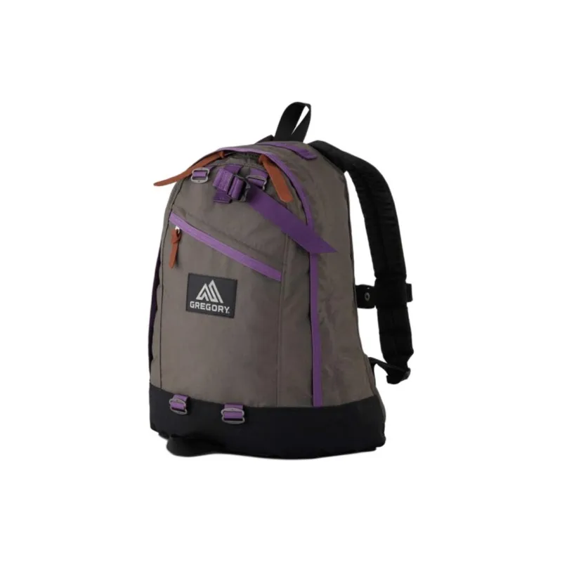 GREGORY Nylon Backpack Unisex Gray & Purple-1