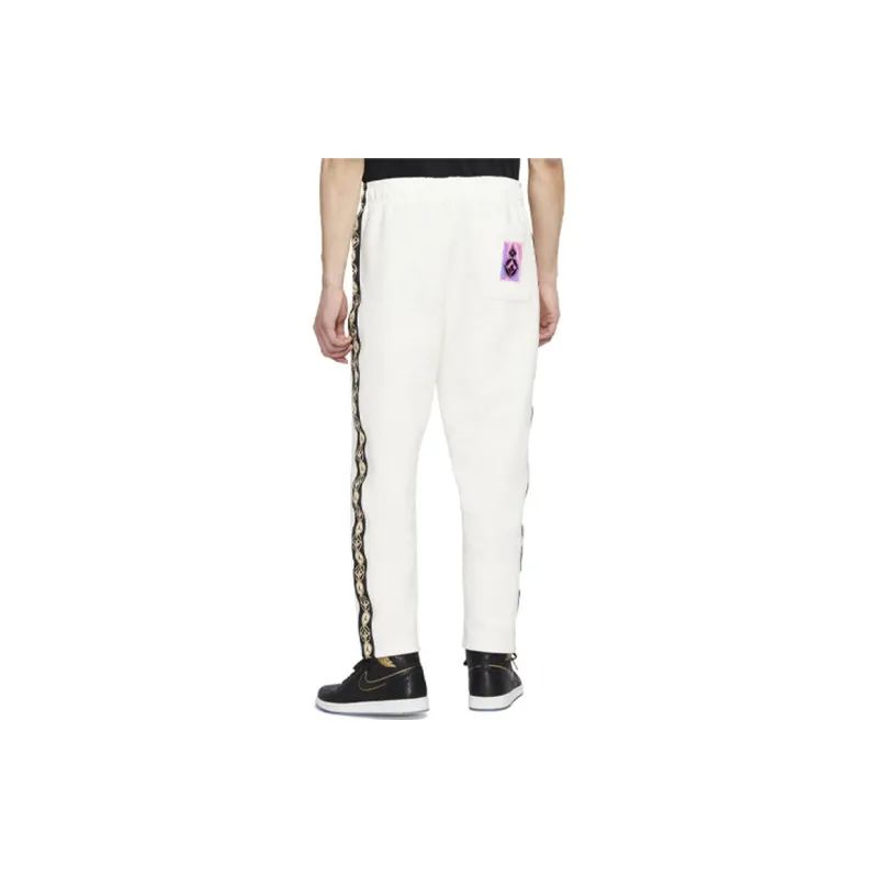 Jordan Knitted Sweatpants Men's Light Ivory White-4