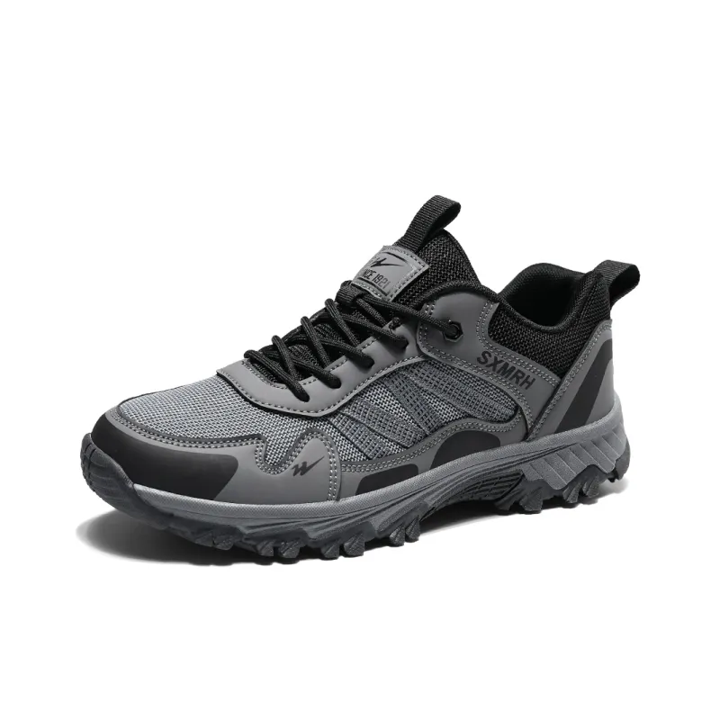 Binary Low Top Hiking Shoes Men's Dark Gray-1