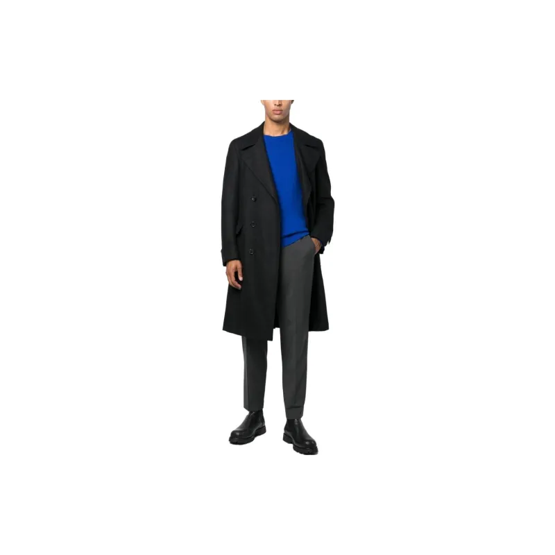 THEORY Mid-rise Tapered-leg Trousers-1