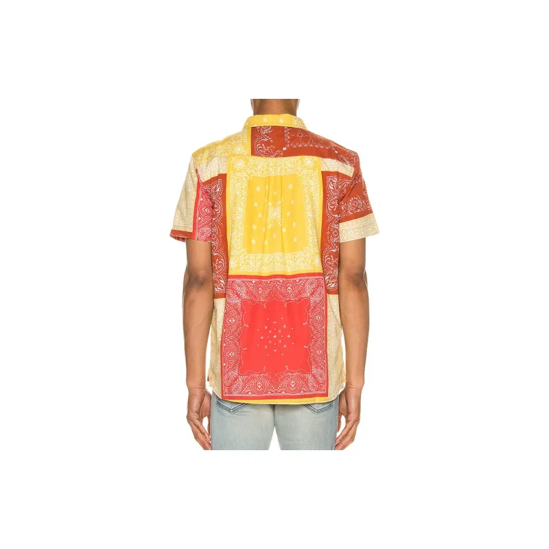 THE NORTH FACE Shirt Men's Orange Red-3