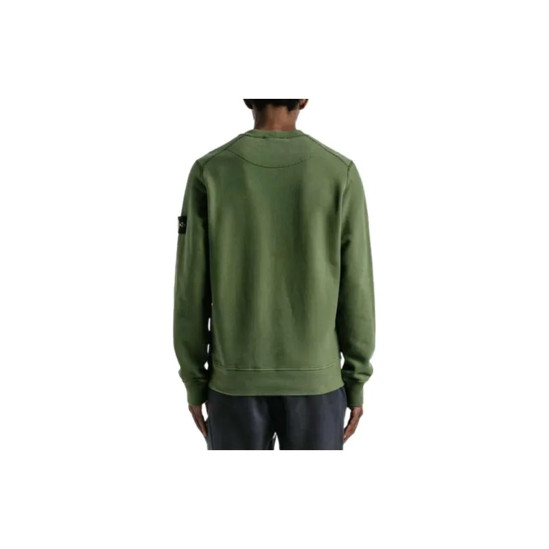 STONE ISLAND Logo Patch Crewneck Sweatshirt-3