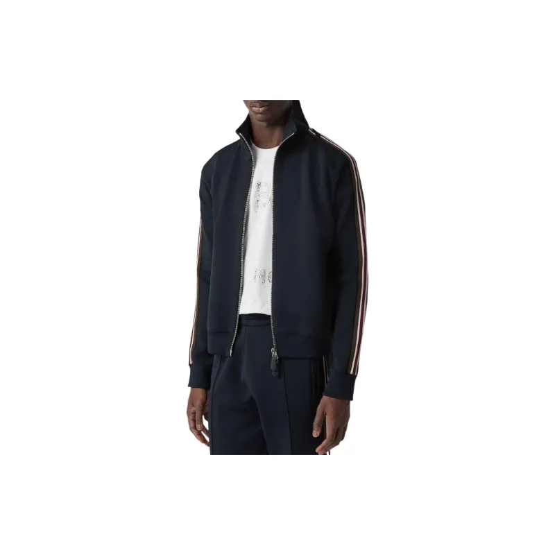 Burberry Side Striped Zip Up Jacket-4