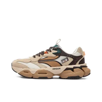 361° Spirit Eye PRO Anti Slip Wear Resistant Low Top Casual Shoes Men's Apricot Tea Brown
