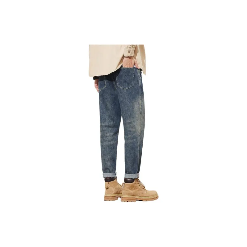 Tonlion Jeans Unisex Vintage Blue-1