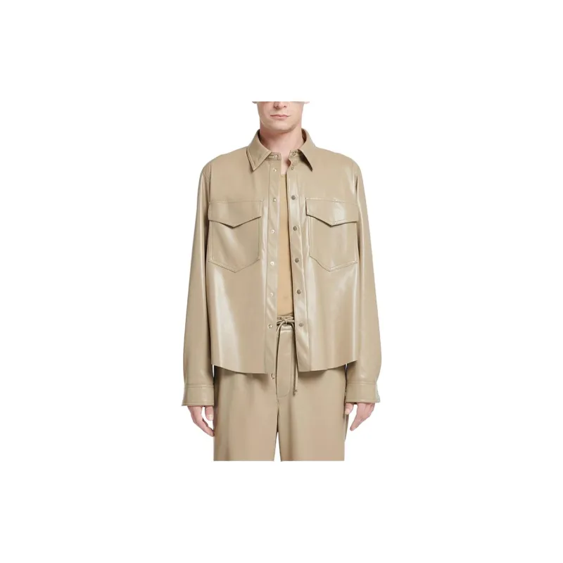 NANUSHKA Okobor™ Alt-Leather Shirt-1