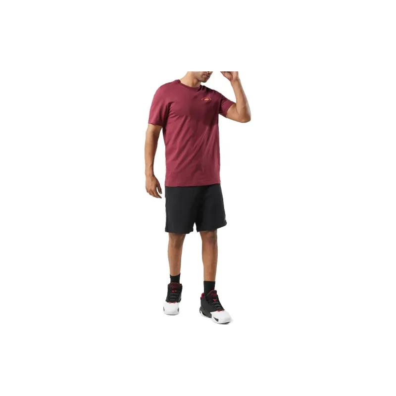 Nike T Shirts Men Cherrywood Red-2