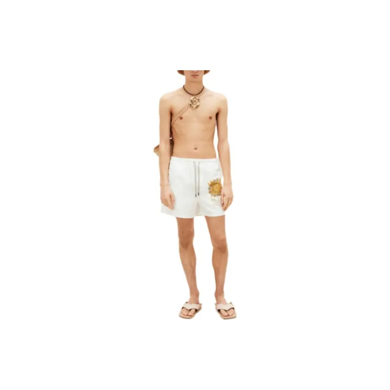 Jacquemus X Saks Co-branded SS23 Swimming Shorts Men Beige-1