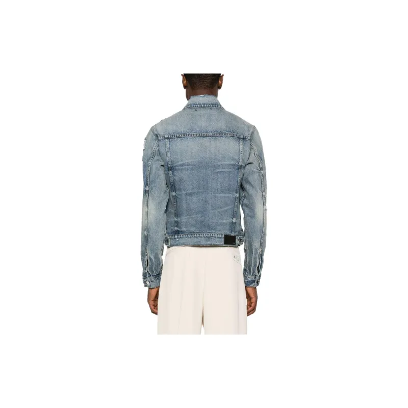AMIRI Distressed Ma Trucker Jacket-2