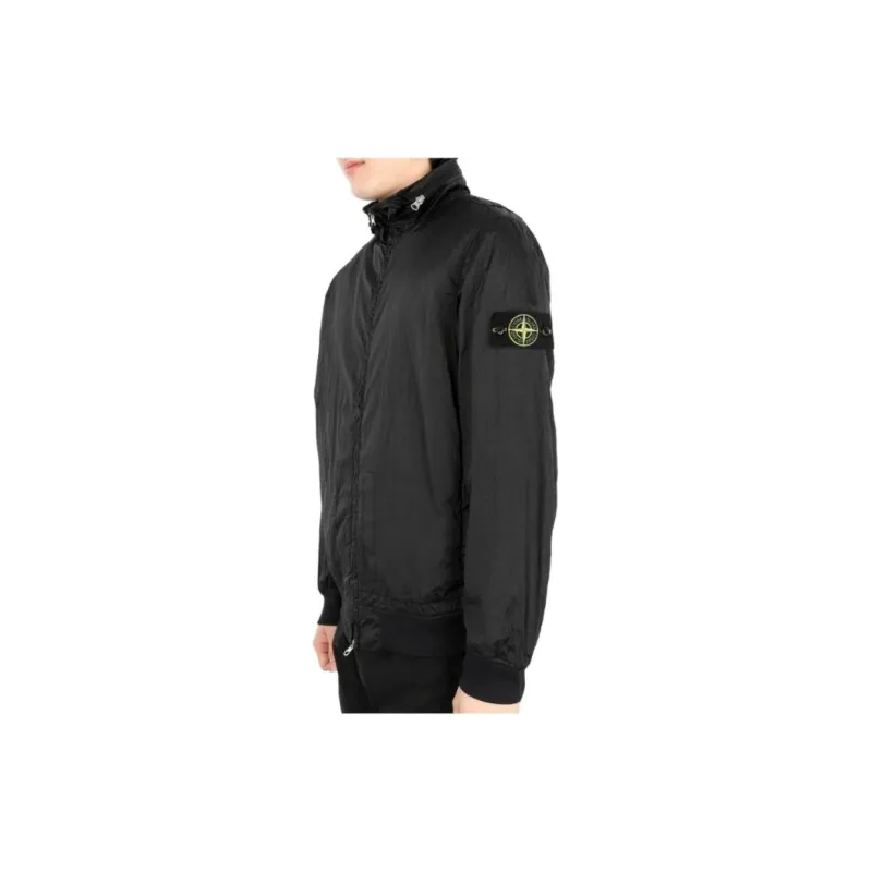 STONE ISLAND SS23 Nylon Meta Jackets Coats Men's Black-3