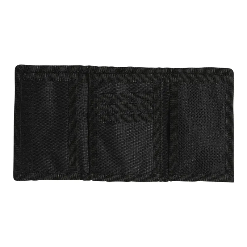 Adidas Recycled Polyester Canvas Wallet Unisex Black & White-2
