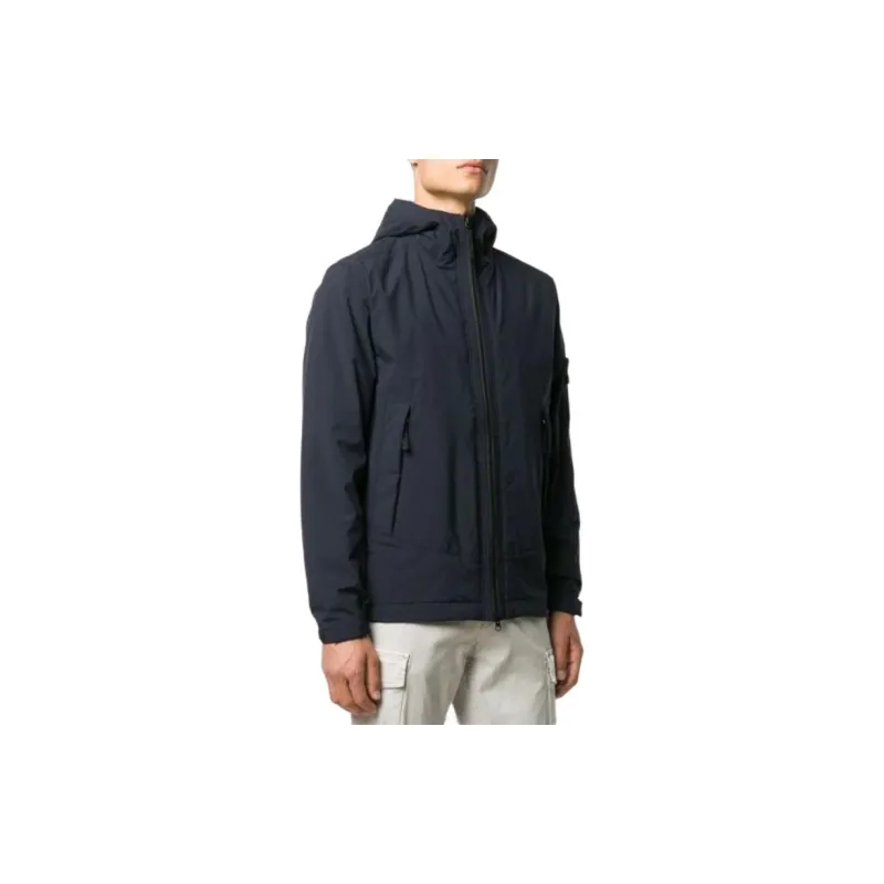 STONE ISLAND Zip Up Hooded Jacket-2