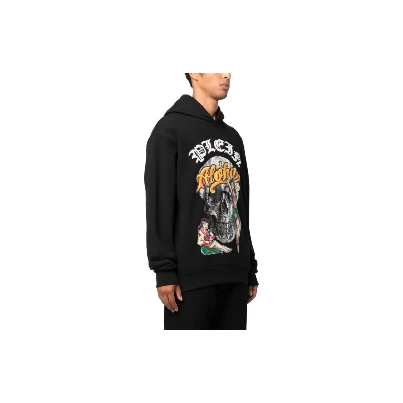 PHILIPP PLEIN Graphic print Pullover Hoodie-2