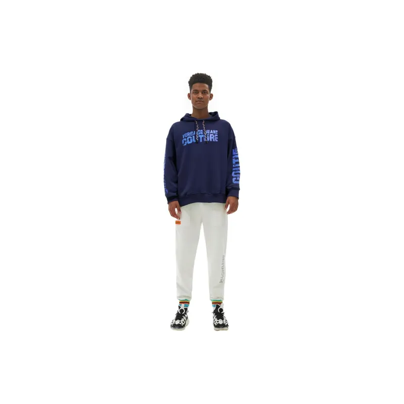 VERSACE JEANS COUTURE Sweatshirts Men Dark Blue-3
