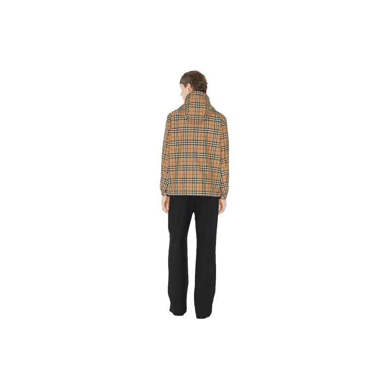 Burberry Check Reversible Hooded Jacket-5