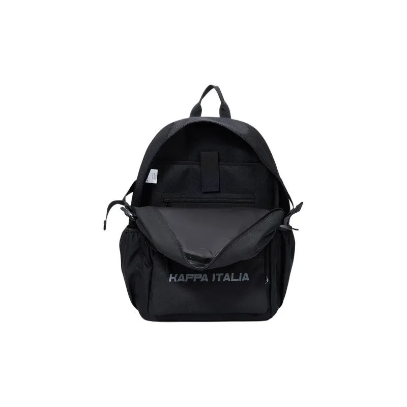 Kappa Fabric Backpack Regular Unisex Black-2