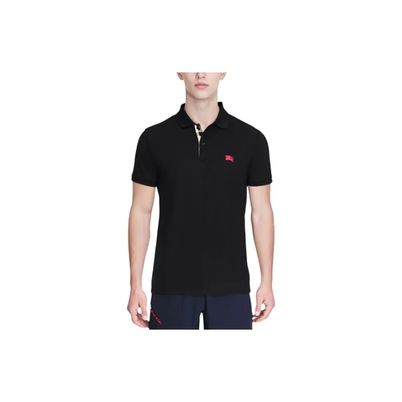 Burberry Polo Shirt Men's Black-4