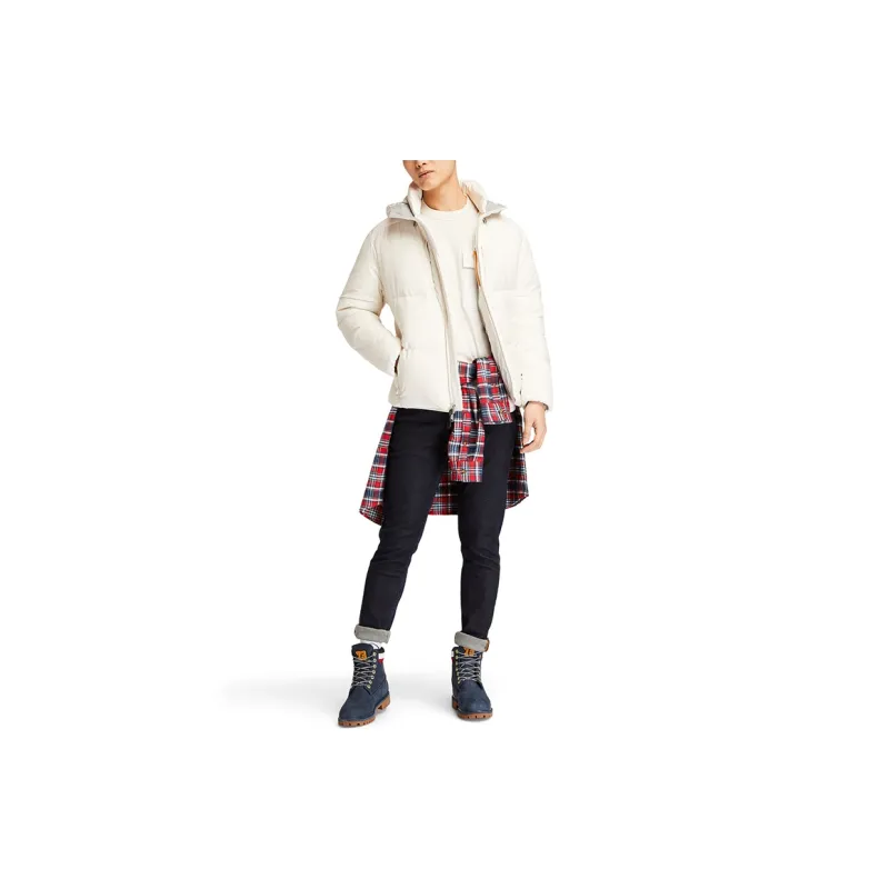 Timberland Down Jacket Men's White Sand-5