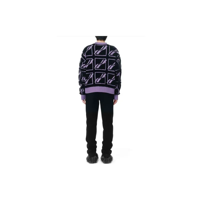 WE11DONE Sweaters Unisex Purple-1