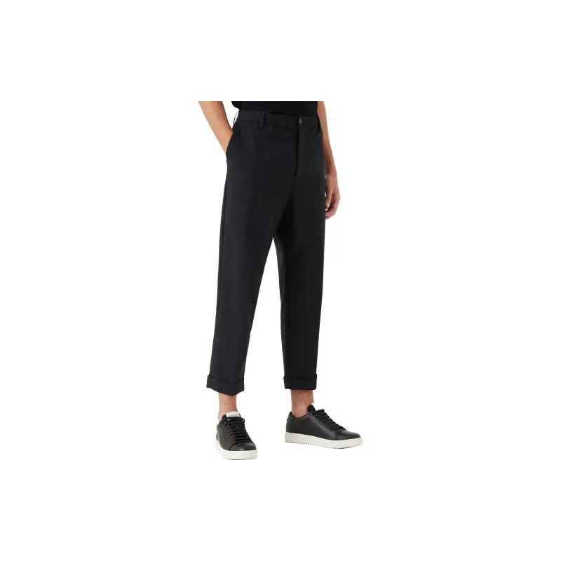 EMPORIO ARMANI Casual Pants Men Navy Blue-4