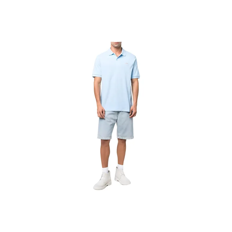 LACOSTE Polo Shirt Unisex Light Blue-2