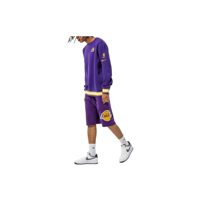 Nike Los Angeles Lakers Courtside Men's Nike Nba Fleece Sweatshirt-4