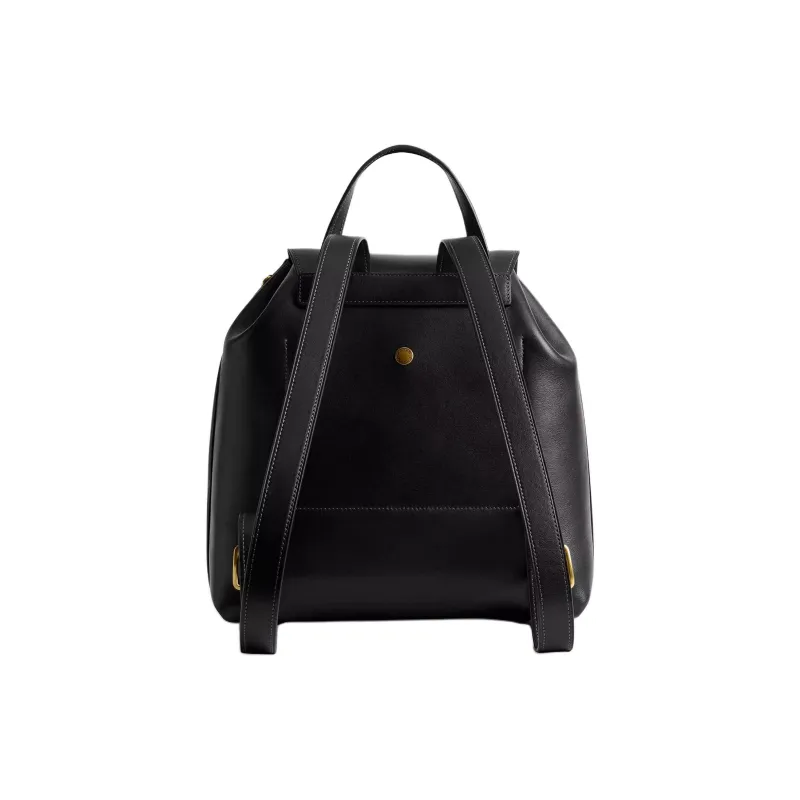 COACH Crosby Grain Leather Backpack Large Size Women's Black-2